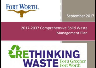 City of Fort Worth Solid Waste Plan, TX